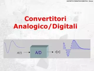 convertitori analogico digitali