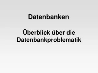 datenbanken