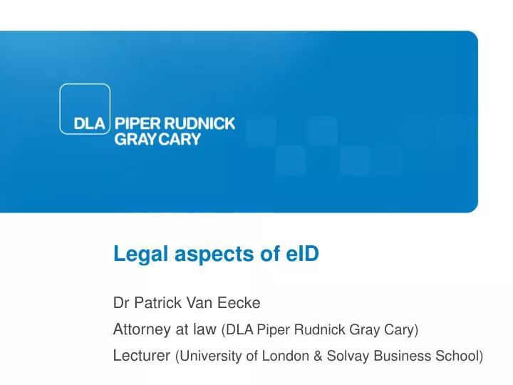 legal aspects of eid