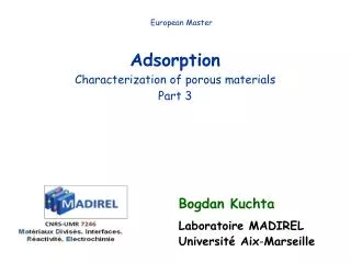 Adsorption Characterization of porous materials Part 3