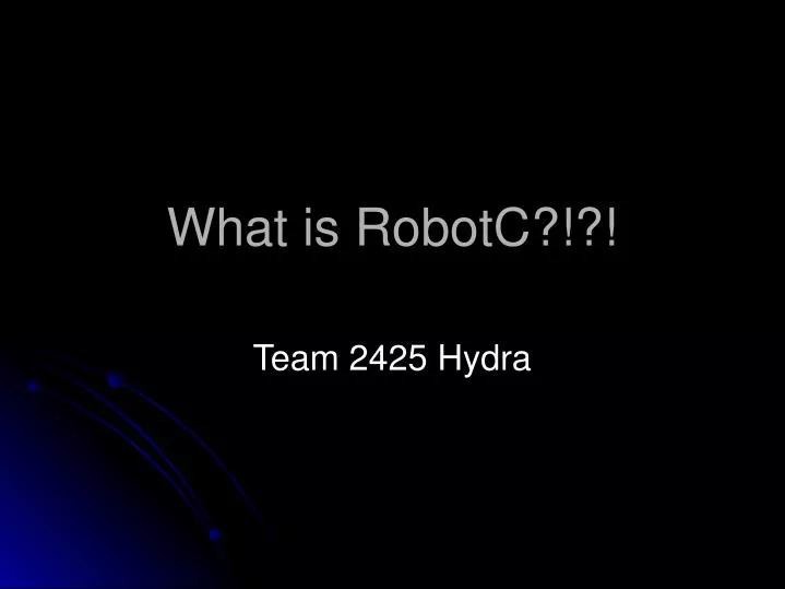 what is robotc