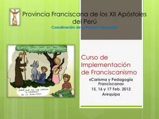 curso de implementaci n de franciscanismo