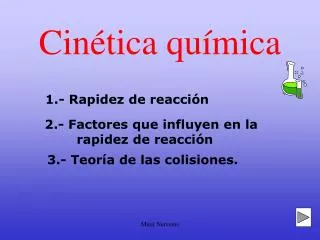 cin tica qu mica