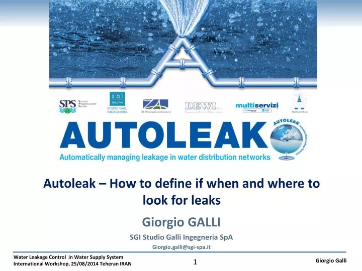 autoleak how to define if when and where to look for leaks