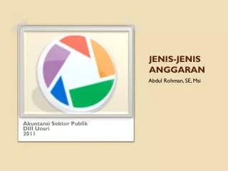 jenis jenis anggaran