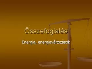 sszefoglal s