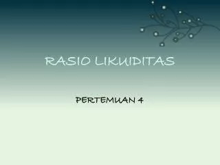 rasio likuiditas