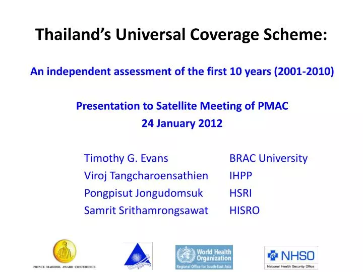 thailand s universal coverage scheme