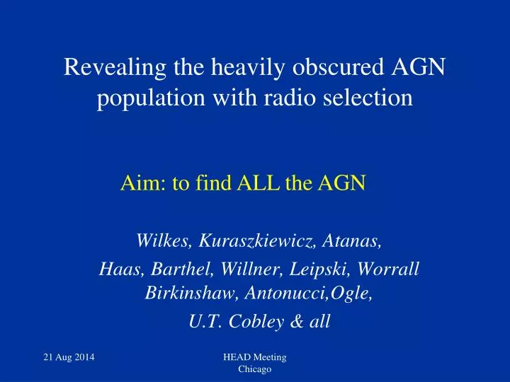 revealing the heavily obscured agn population with radio selection