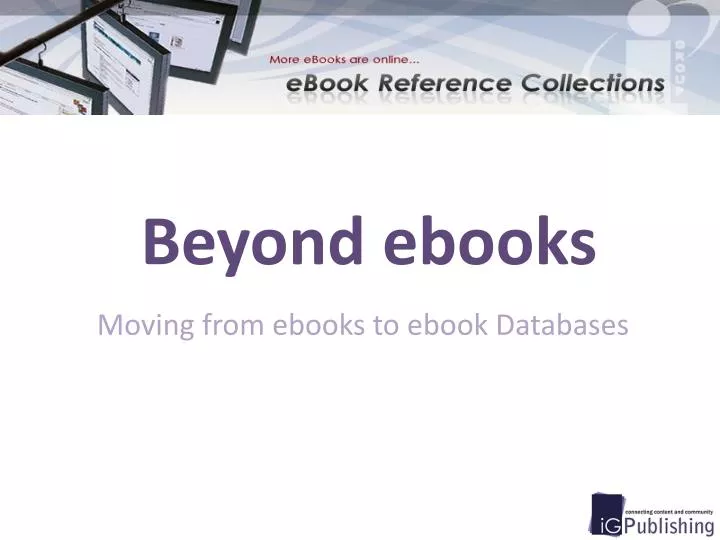 beyond ebooks