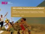 JGZ-richtlijn Voedselovergevoeligheid - slide 1