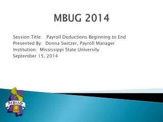 MBUG 2014