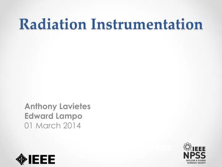radiation instrumentation