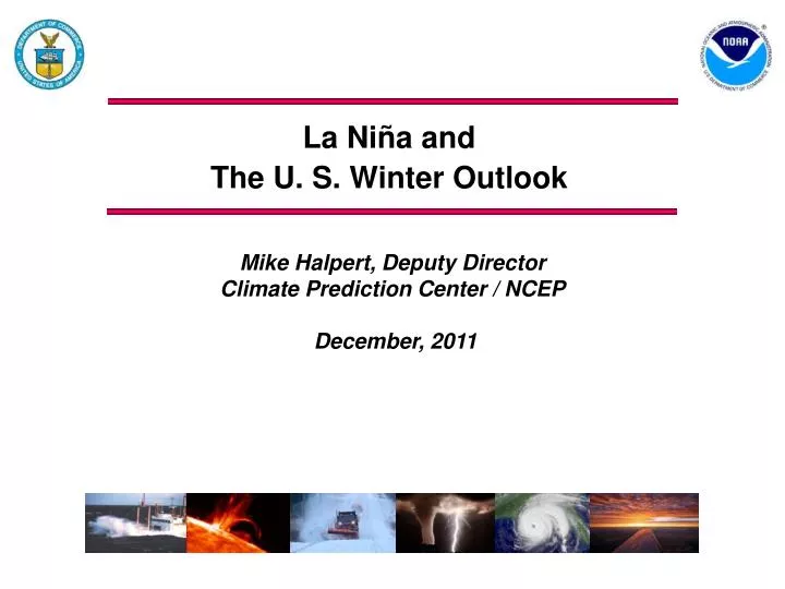 la ni a and the u s winter outlook