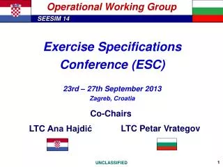 Operational Working Group