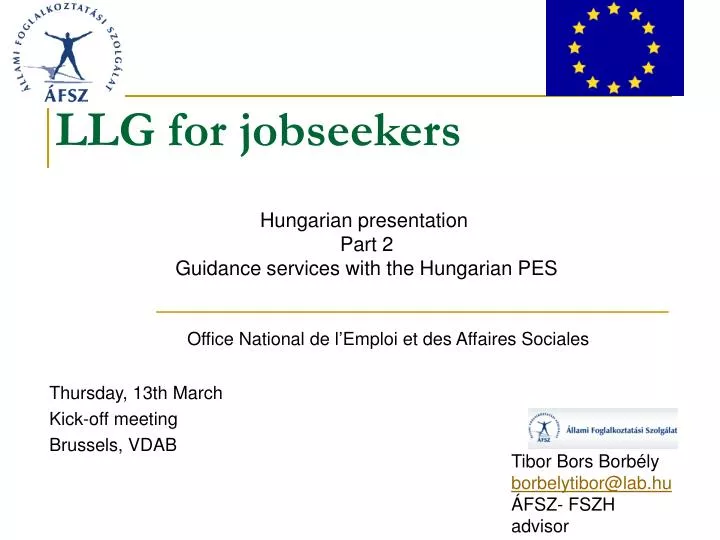 llg for jobseekers