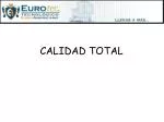 CALIDAD TOTAL - slide 1