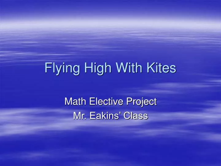 flying high with kites