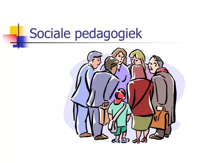 sociale pedagogiek