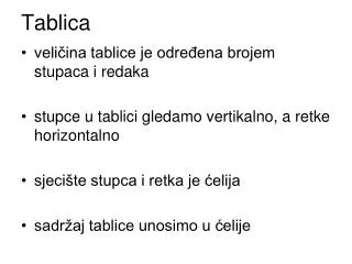 tablica