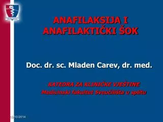 anafilaksija i anafilakti ki ok