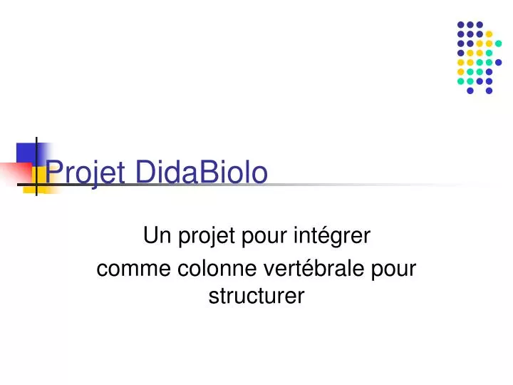 projet didabiolo