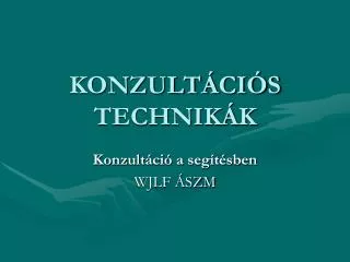 konzult ci s technik k