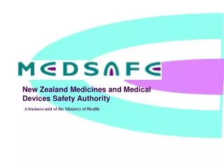 New Zealand Medicines and Medical Devices Safety Authority
