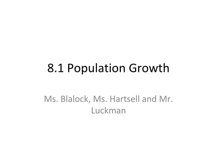 8 1 population growth