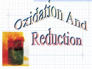 Oxidation And Reduction