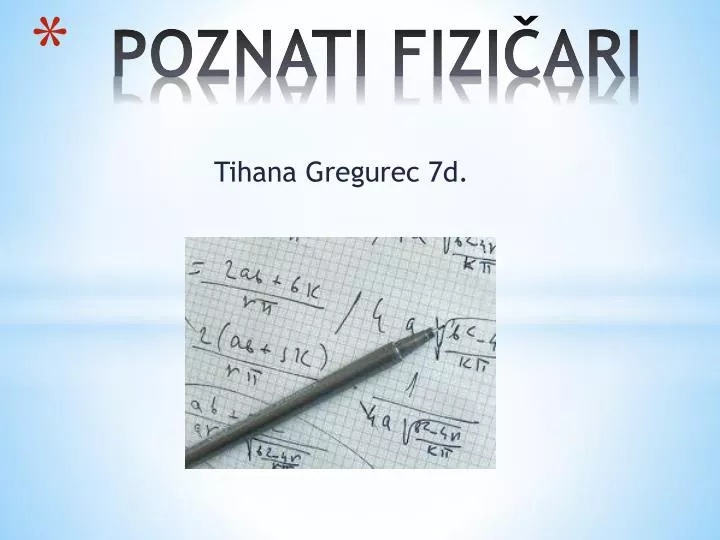 poznati fizi ari