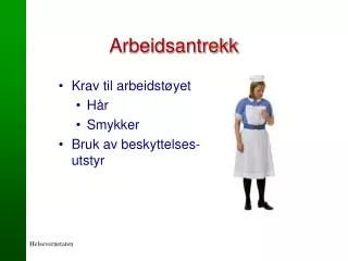 arbeidsantrekk