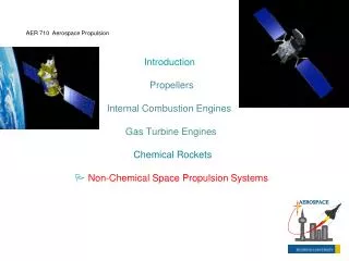 Introduction Propellers Internal Combustion Engines