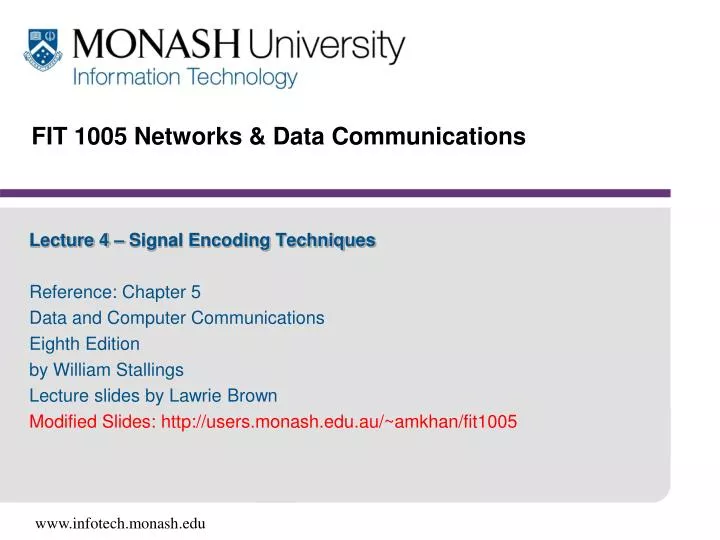 fit 1005 networks data communications