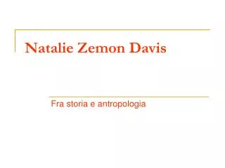 natalie zemon davis