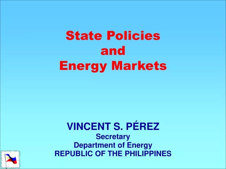 state policies and energy markets