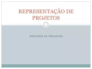 representa o de projetos