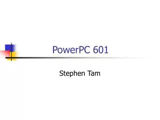 PowerPC 601