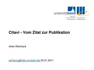citavi vom zitat zur publikation
