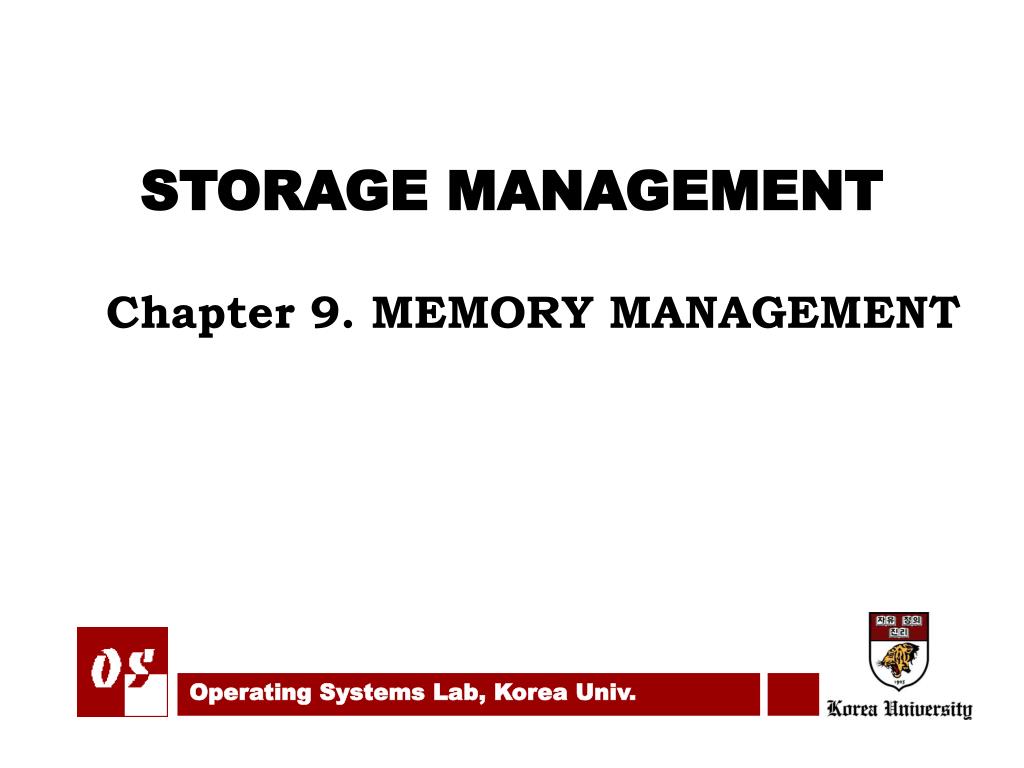 PPT - STORAGE MANAGEMENT PowerPoint Presentation, free download - ID ...