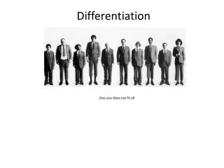 Differentiation