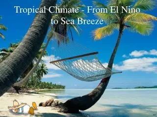 Tropical Climate - From El Nino to Sea Breeze