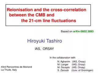 Reionisation and the cross-correlation between the CMB and