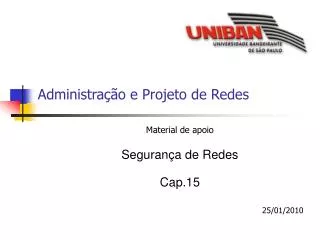administra o e projeto de redes