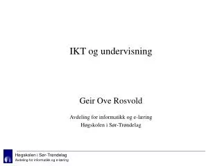 ikt og undervisning