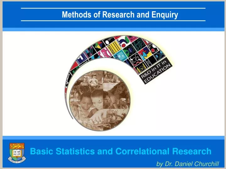 basic statistics and correlational research