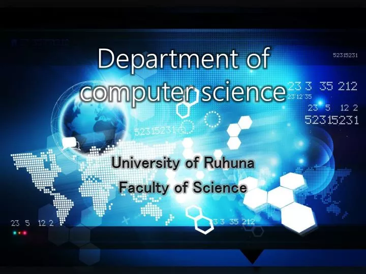 department of computer science