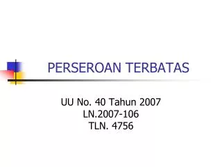 perseroan terbatas