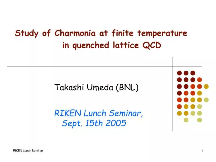 study of charmonia at finite temperature in quenched lattice qcd