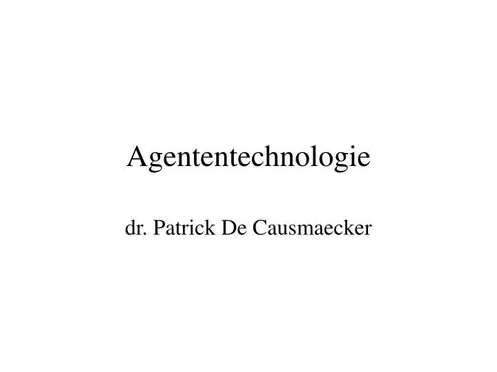 agententechnologie